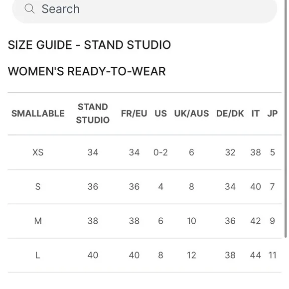 Stand Studio Polly Biker Black Leather Moto Jacket Womens 34 US XS 0 2 - Picture 11 of 12